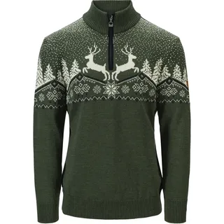 Dale of Norway Herren Christmas Pullover (Größe M, oliv)