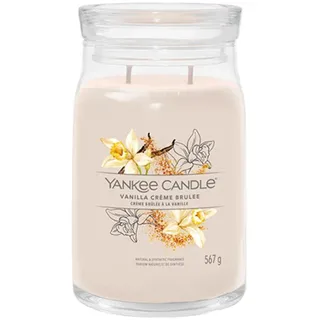 Yankee Candle Vanilla Crème Brûlée große Kerze 567 g beige