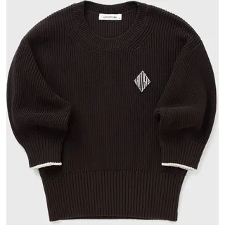 Cotton Crew Neck Sweater - brown - XL