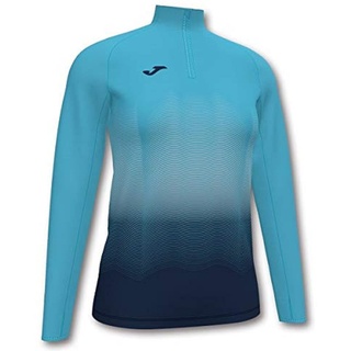 Joma Elite VII Running Sweatshirt für Damen L Türkis - Marineblau