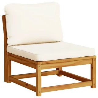 vidaXL Gartensofa Loungesofa weiß