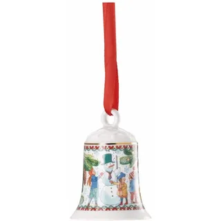 Hutschenreuther Porcelain bell, Klingel, Porzellan, Mehrfarbig, 53 mm, 53 mm, 75 mm - Bunt