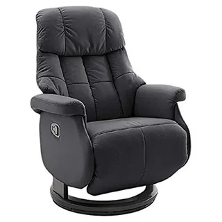 InnoSeat Calgary Comfort Leder 68 x 85 x 65 cm schwarz