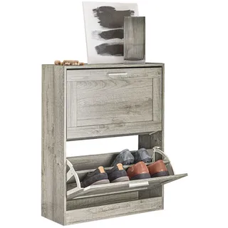 SoBuy Schuhkipper 60 x 79 x 23 cm grau
