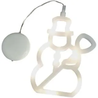 Konstsmide 1297-103 LED Fensterbild " Schneemann "  für Innen (IP20)   Batterieb
