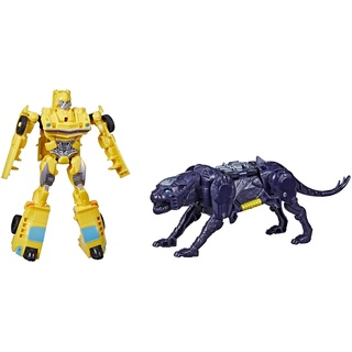 Transformers: Aufstieg der Bestien, Beast Alliance, Beast Combiner 2er-Pack Bumblebee Spielzeug zum Film, ab 6, 12,5 cm