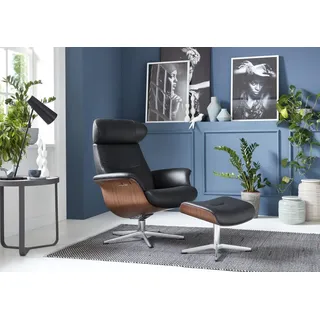 Conform Collection Relaxsessel Timeout in Leder schwarz