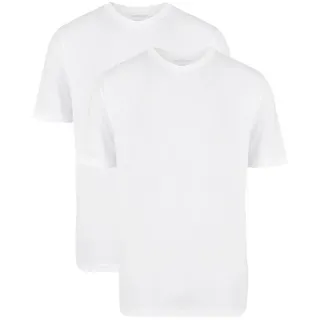 MARVELIS Rundhalsshirt T-Shirt Doppelpack - Modern Fit - Rundhals Ideal zum Unterziehen weiß 3XL