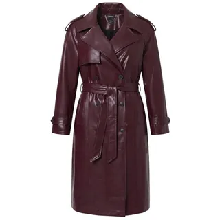 Ulla Popken Trenchcoat braun/rot 58