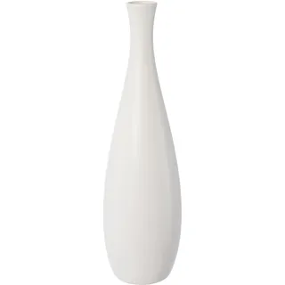 creativ home Dekovase CREATIV HOME "Vase", weiß, H:40cm Ø:11,5cm, Vasen, mit durchbrochenem Design