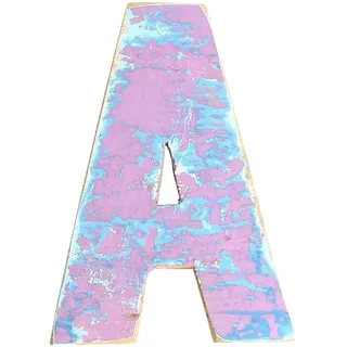 Buchstaben Vintage aus Bootsholz 18 cm, Buchstaben:A