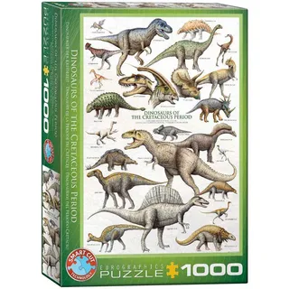 Eurographics 6000-0098 - Dinosaurier der Kreidezeit  Puzzle 1.000 Teile