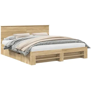 vidaXL Sonoma-Eiche 200 x 200 cm Brown