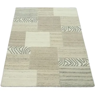 Teppich 100% Natur Wolle Ungfärbt, Nepal Handgefertigt Orientteppich HT318 170X240 cm
