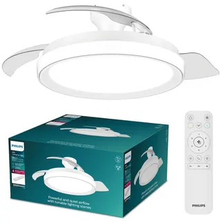 Philips Bliss Deckenventilator mit Beleuchtung 106 cm Weiß