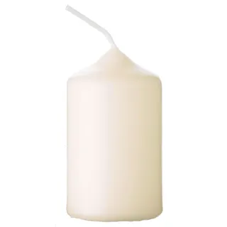 METRO Professional Stumpenkerzen, Paraffin, Ø 3.8 x 7 cm, Leuchtdauer von 7 Stunden, elfenbein, 20 Stück