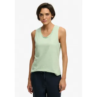 Superdry SCOOP NECK TANK Grün M