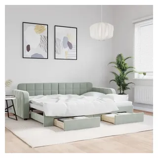 vidaXL Tagesbett 80 x 200 cm Silber