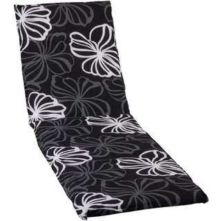 BEO Liegenauflage 193 x 60 x 6 cm schwarz/weiß floral 1 St.