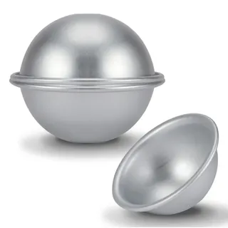 10 cm Halbkreisform aus Aluminium, Halbkugel-Chiffon-Kuchenform, Bikini-Kuchen, Dessert, Pudding, Backform