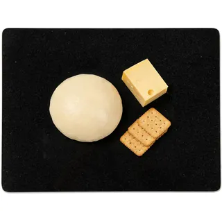 Adolif Granit-Schneidebrett, 30,5 x 40,6 cm, großes Steinschneidebrett | Multifunktionales Marmor-Gebäckbrett mit rutschfesten Füßen zum Backen, Käse, Wurst, Teig – Hochzeitsgeschenk, Hauseinweihung