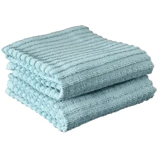 Küchenhandtuch-Set Royale Collection 100% gekämmte Frottee-Baumwolle Tau