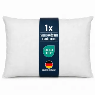 Arsvita Füllkissen 40x60cm - Innenkissen mit Polyesterfüllung Oeko-TEX | Kissenfüllung ideal für Dekokissen, Zierkissen, Couchkissen, stützend und formstabil, waschbar bei 30°C, allergikerfreundlich