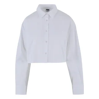 URBAN CLASSICS Cropped Oversize Bluse White M