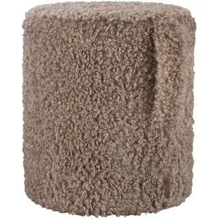 BLOMUS Hocker Teddy Polyester Ø 35 x 40 cm Braun