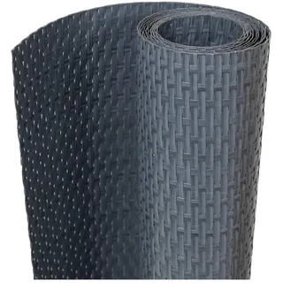 vidaXL Balkonverkleidung 300 x 90 cm Anthrazit Rattan