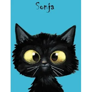personalisiertes Notizbuch - DIN A5 - Sonja: 80 blanko Seiten