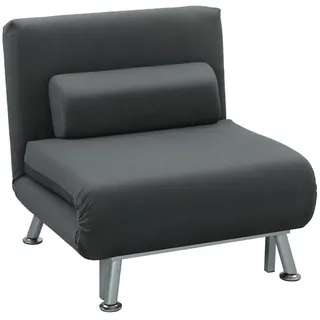 HOMCOM Schlafsessel in Dunkelgrau 75L x 70B x 75H cm | Gr.: onesize