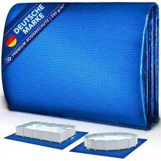 tillvex Bodenplane Blau 250 cm x 180 cm