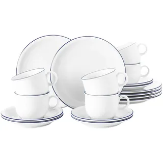 SELTMANN WEIDEN Compact Kaffeeservice 18-tlg. Blaurand