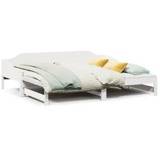vidaXL Tagesbett 90 x 200 cm Weiß