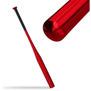 Relaxdays Baseballschläger aus Aluminium rot