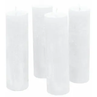 Mirabeau Stumpenkerze Kerze 4er Set Muriel creme (4er Set, 4er Set), none gelb
