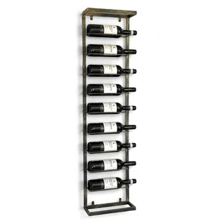 DanDiBo Ambiente Weinregal Wand 240403 40 x 10 x 100 cm Schwarz