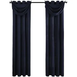 VORHANG ZAGREB HxB 225x140 cm Dunkelblau