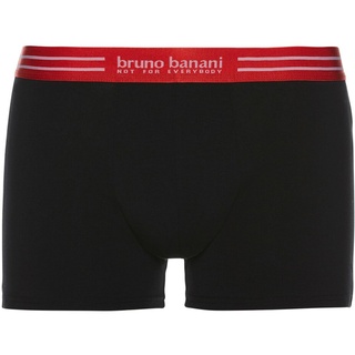Bruno Banani Herren Boxershorts im Pack - Essential Cotton, Baumwolle, einfarbig Schwarz S 3er Pack (1x3P)