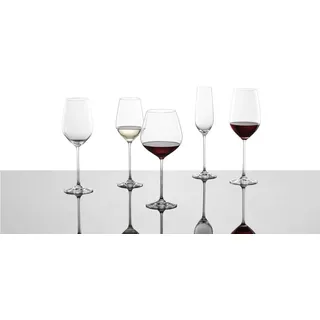 6er Set SCHOTT ZWIESEL Weißweinglas Fortissimo 420 ml Glas Transparent Klar