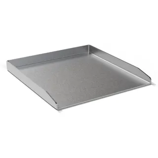 ELITE BBQ Edelstahl Grillplatte Plancha 40x41,5 Grill Zubehör passend für Burnhard Fred Grill, passend für Napoleon Grill, passend für Weber Spirit Grill - Griddle Platte