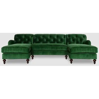 Wohnlandschaft Chesterfield Sofa U Form Couchen Polster Ecksofa Sofa Garnitur