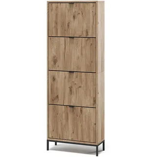 Vicco Eliza 60 x 168 cm mit 4 Klappschubladen braun