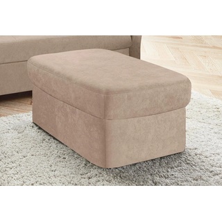 DOMO collection Polsterhocker Elva beige
