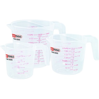 KS Tools Messbecher-Satz, 3-tlg.