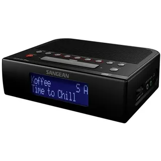 Sangean Sangean DCR-89+ Radiowecker DAB+, UKW AUX, USB Akku-Ladefunktion, Wec Radio schwarz