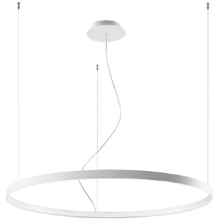 Hängeleuchte Esstischlampe Pendellampe weiß LED Wohnzimmerleuchte Ring L 110 cm