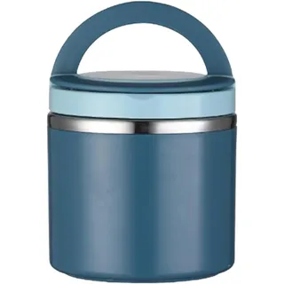 Ailovone Thermobehälter für Essen Thermo Lunchbox Edelstahl Thermobecher Essen Warmhaltebehälter Essen Müslibecher to go Kinder Auslaufsicher Essensbehälter für Suppen, Speisen, Müsli (630ml-Blau)