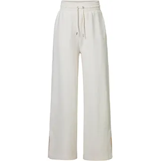 Jerseyhose BOSS ORANGE "C_Eniesta Premium Damenmode" Gr. L (40), N-Gr, weiß (open white118) Damen Hosen Jerseyhosen mit BOSS Stickerei